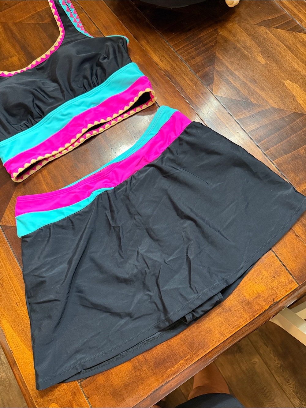 New Modlily Colorblock Tankini - Picture 3 of 5